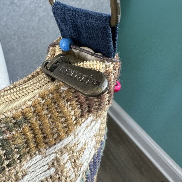 Catori Bohemian Crossbody Shoulder Bag Woven Cloth Handbag Colorful Boho Hippie - Picture 5 of 16
